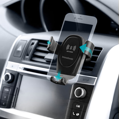 Innovagoods Mobile Phone Holder With Wireless Charger For Cars Wolder Innovagoods