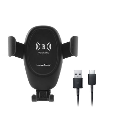 Innovagoods Mobile Phone Holder With Wireless Charger For Cars Wolder Innovagoods