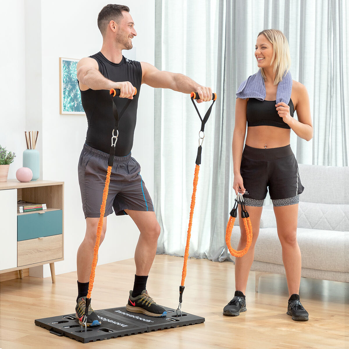 Innovagoods Integrated Portable Training System With Exercise Guide Gympak Max Innovagoods