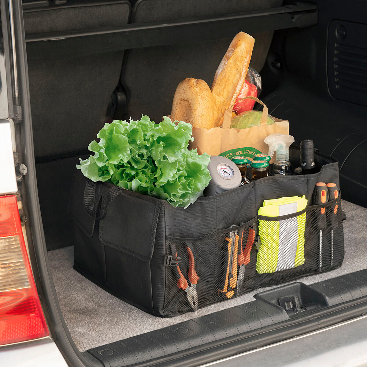 Innovagoods Folding Car Boot Organiser Carry Innovagoods