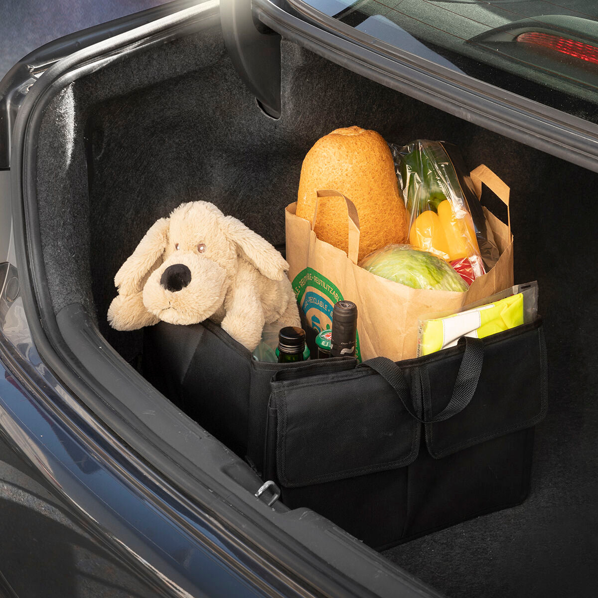 Innovagoods Folding Car Boot Organiser Carry Innovagoods