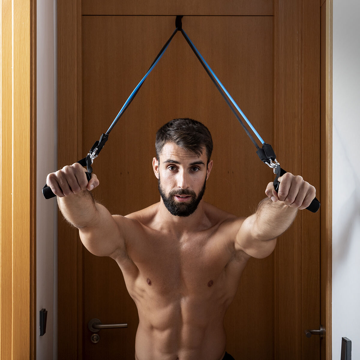 Innovagoods Set Of Resistance Bands With Accessories And Exercise Guide Rebainer Innovagoods 5 Units