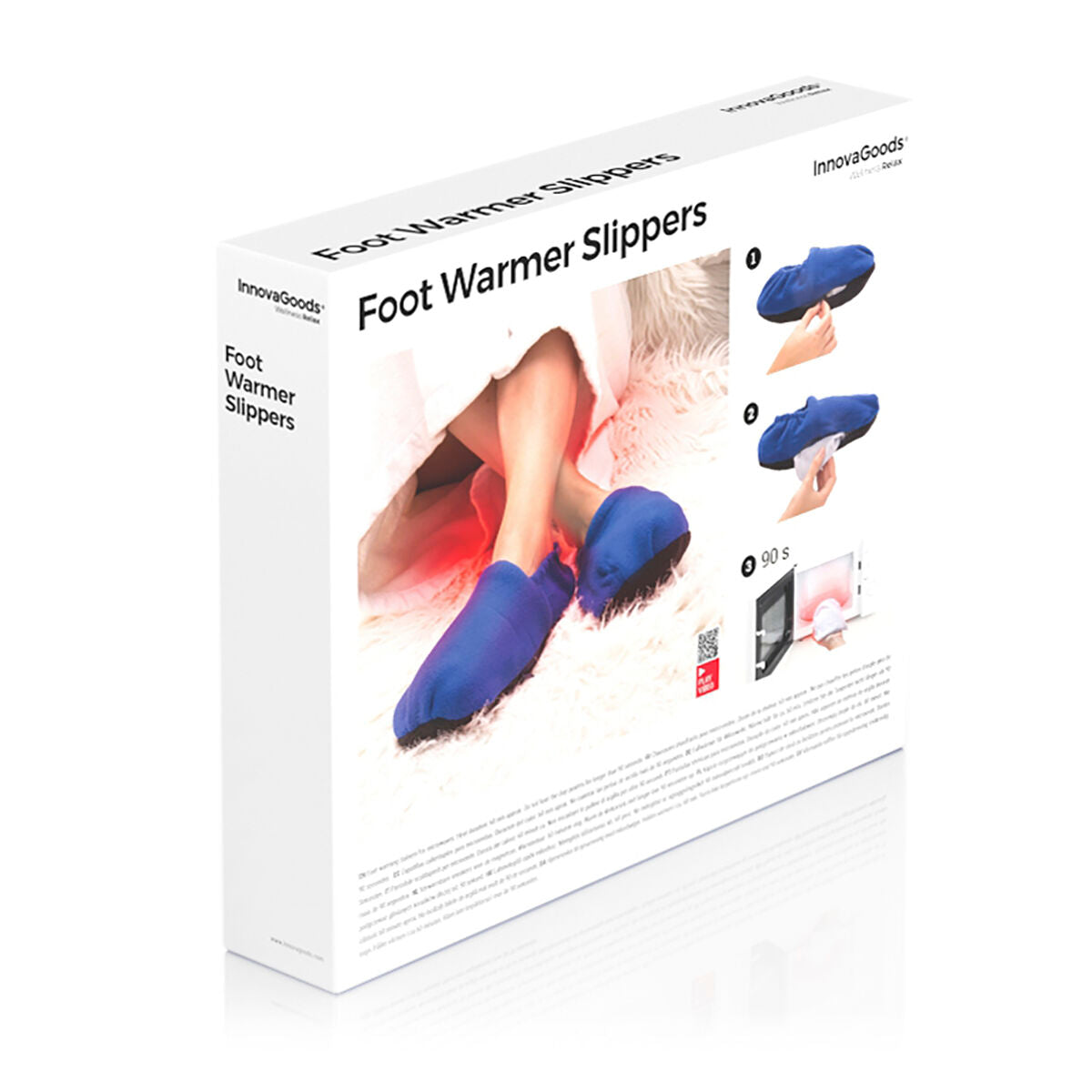 Innovagoods Microwavable Heated Slippers Innovagoods Blue