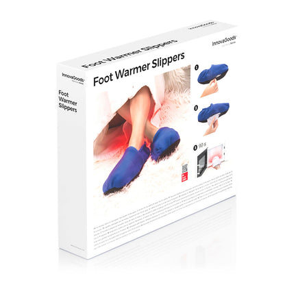 Innovagoods Microwavable Heated Slippers Innovagoods Blue