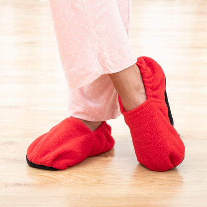 Innovagoods Microwavable Heated Slippers Innovagoods Red