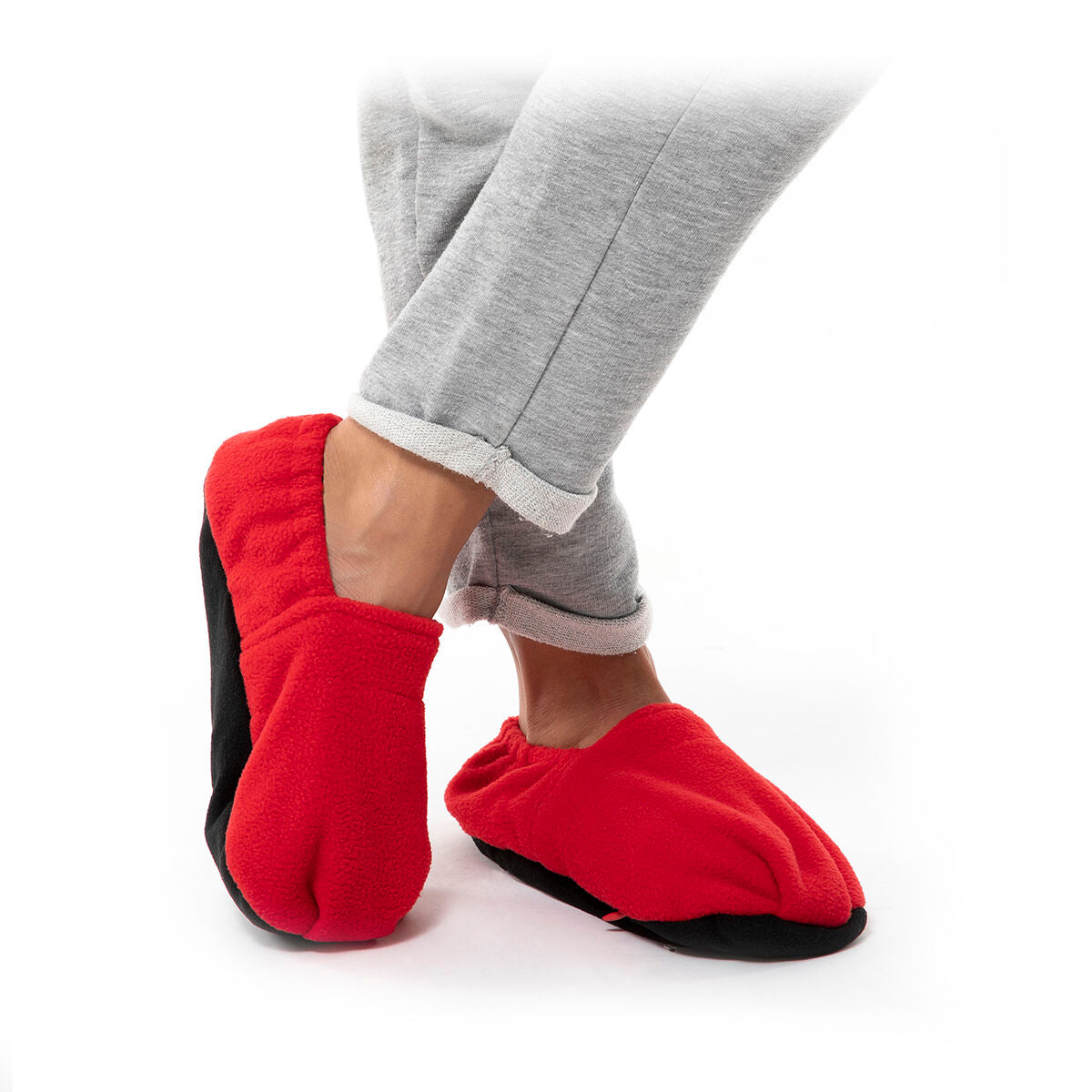 Innovagoods Microwavable Heated Slippers Innovagoods Red