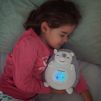 Innovagoods Hedgehog Soft Toy With White Noise And Nightlight Projector Spikey Innovagoods