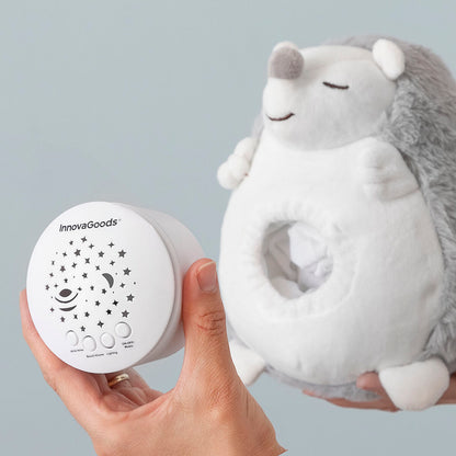 Innovagoods Hedgehog Soft Toy With White Noise And Nightlight Projector Spikey Innovagoods