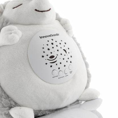 Innovagoods Hedgehog Soft Toy With White Noise And Nightlight Projector Spikey Innovagoods