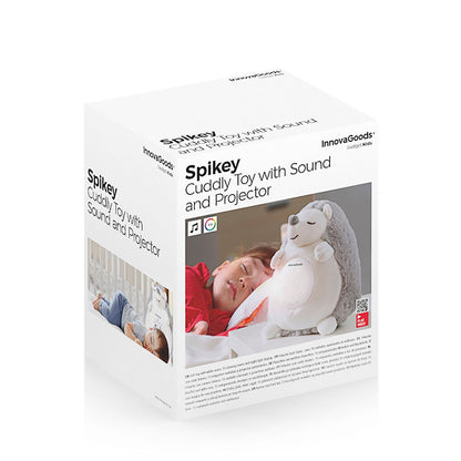 Innovagoods Hedgehog Soft Toy With White Noise And Nightlight Projector Spikey Innovagoods