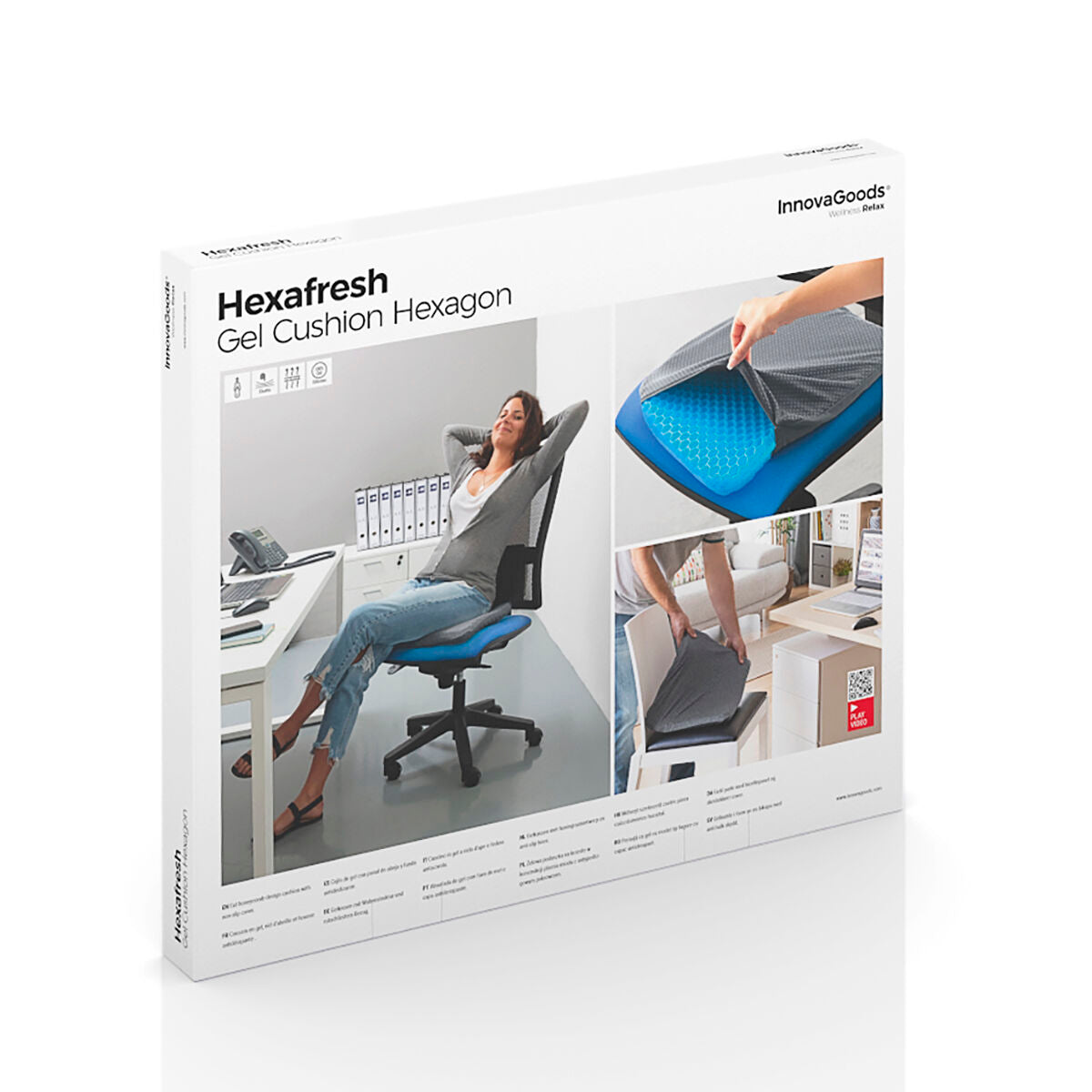 Innovagoods Honeycomb Gel Cushion Hexafresh Innovagoods