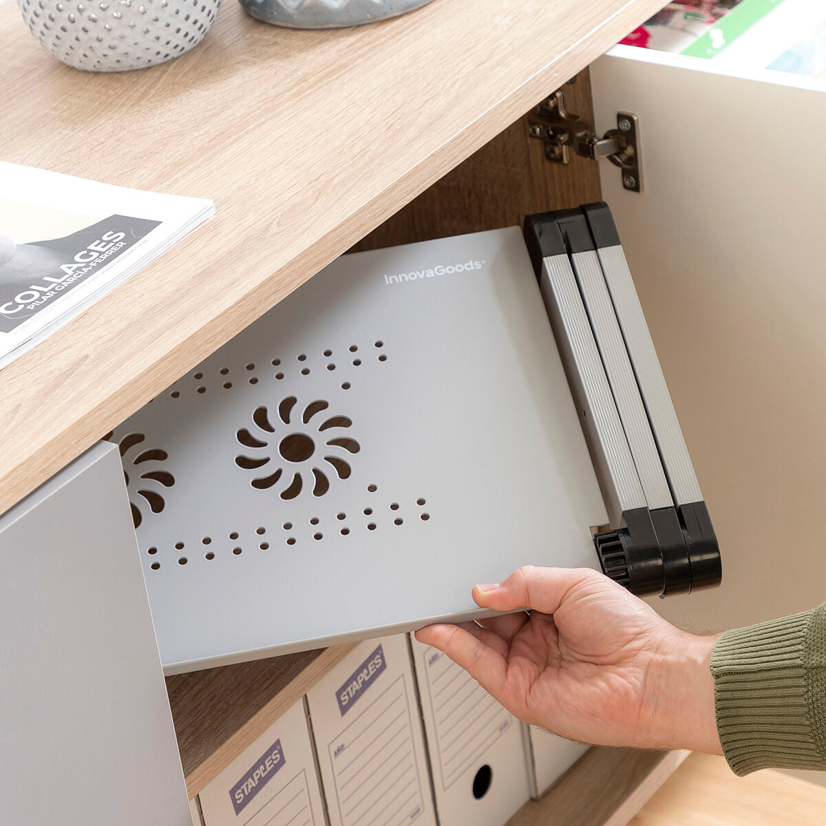 Innovagoods Adjustable Multi-Position Laptop Table Omnible Innovagoods