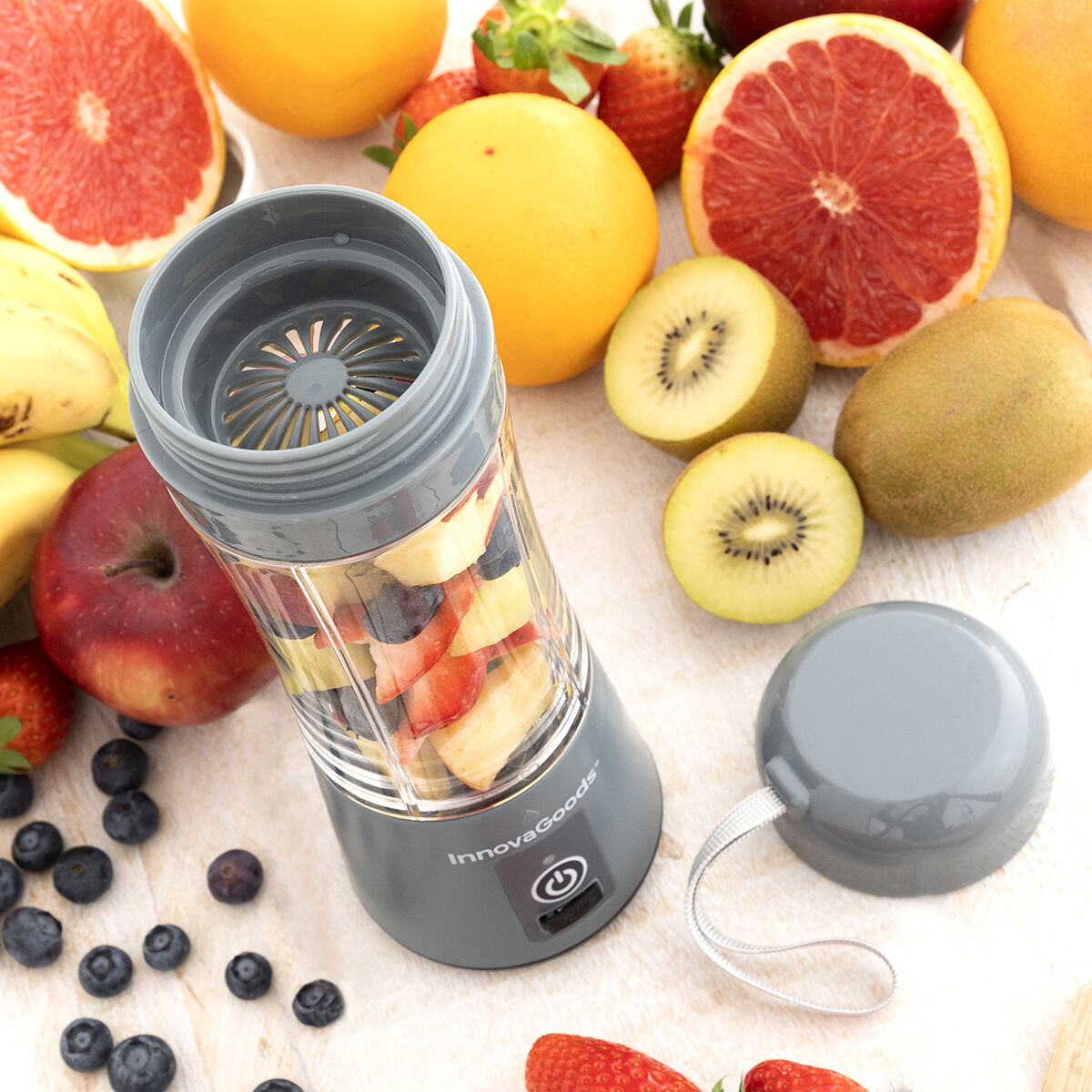 Innovagoods Portable Rechargeable Cup Blender Shakuit Innovagoods