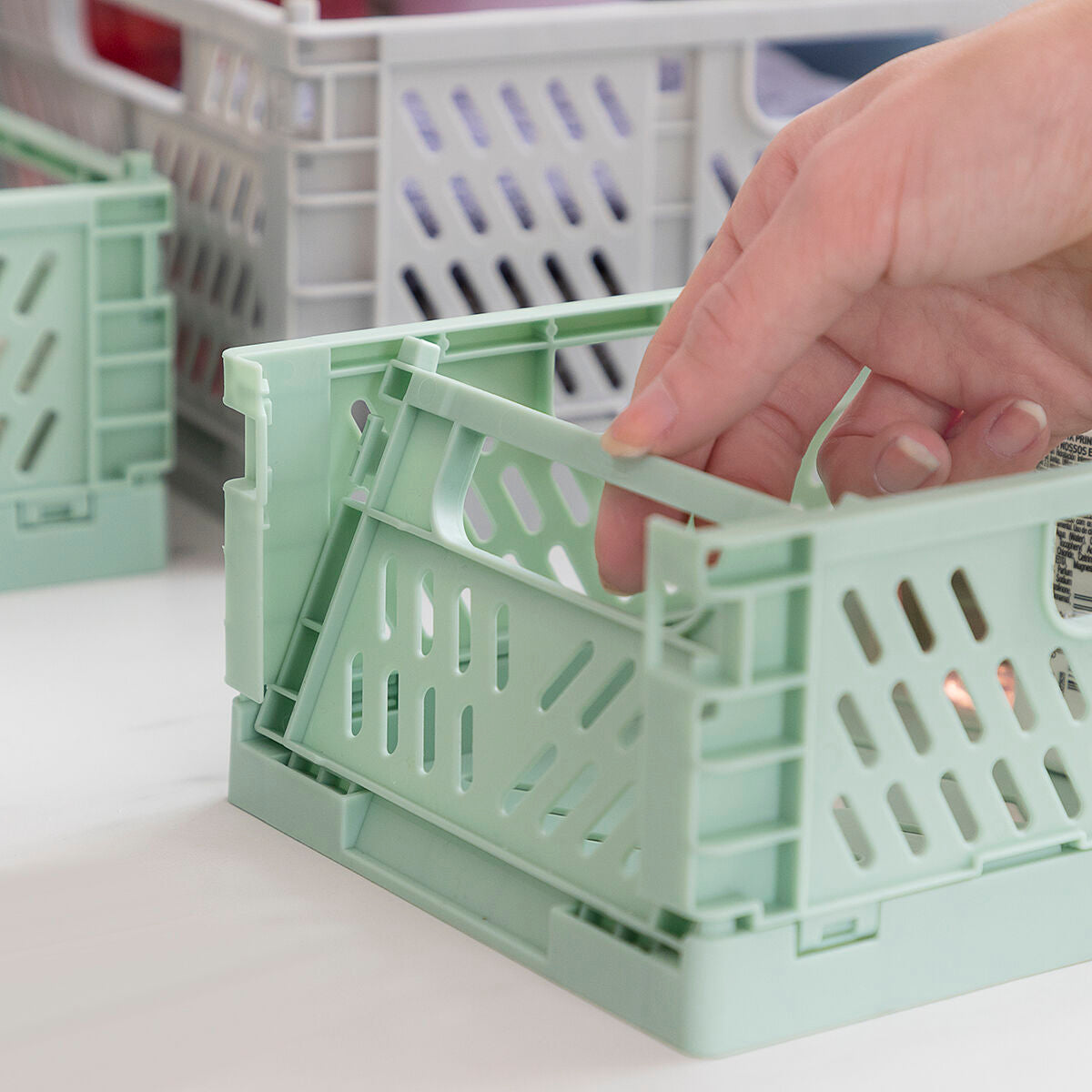 Innovagoods Set Of 3 Foldable And Stackable Organiser Boxes Boxtor Innovagoods