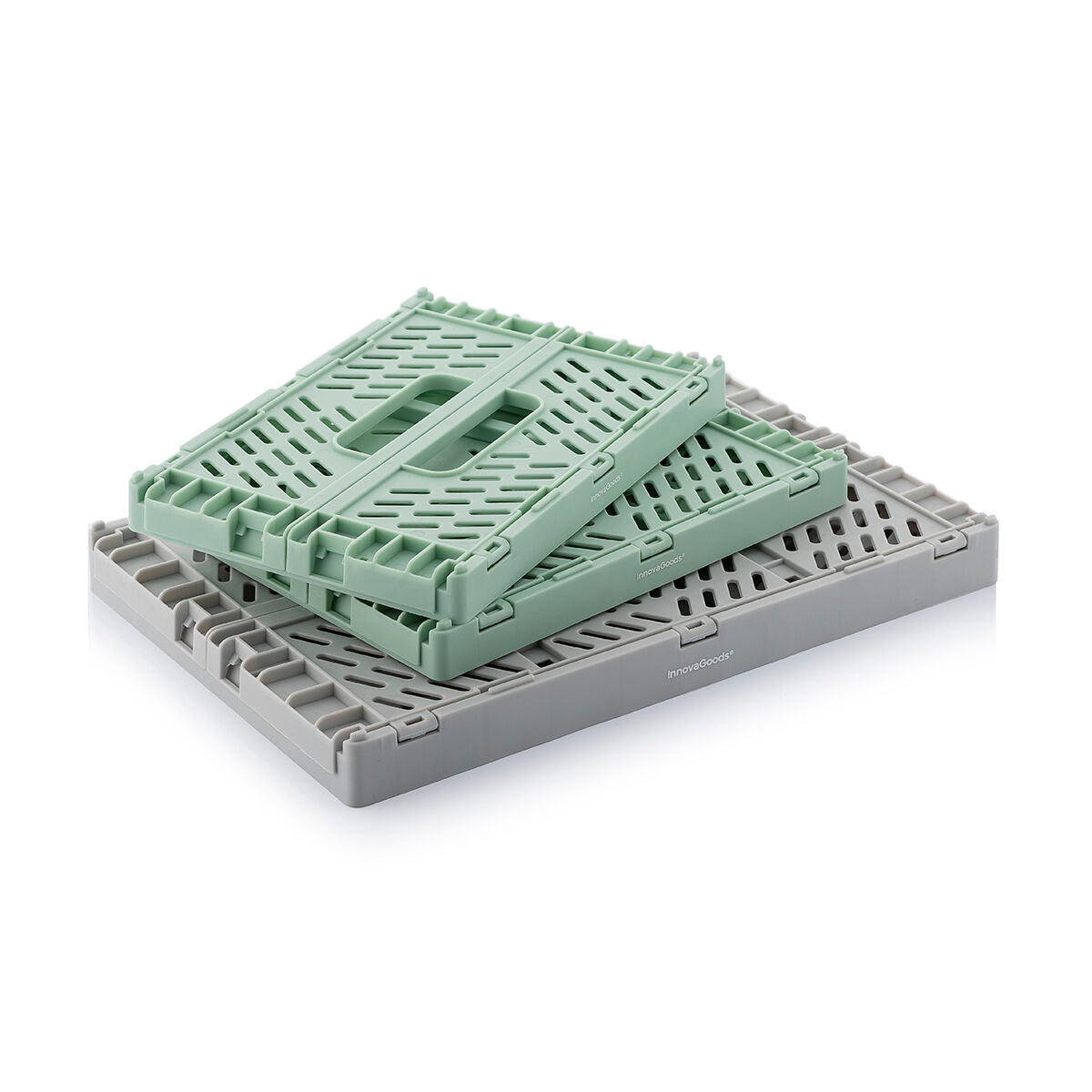 Innovagoods Set Of 3 Foldable And Stackable Organiser Boxes Boxtor Innovagoods