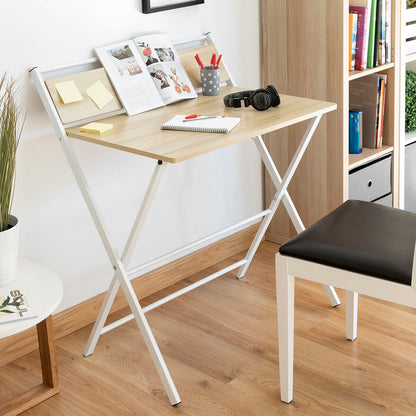 Innovagoods Folding Desk With Shelf Tablezy Innovagoods