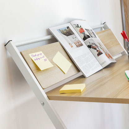 Innovagoods Folding Desk With Shelf Tablezy Innovagoods
