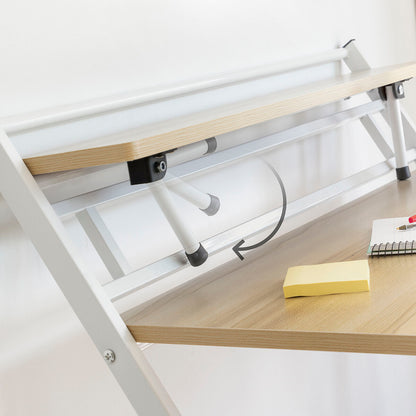 Innovagoods Folding Desk With Shelf Tablezy Innovagoods