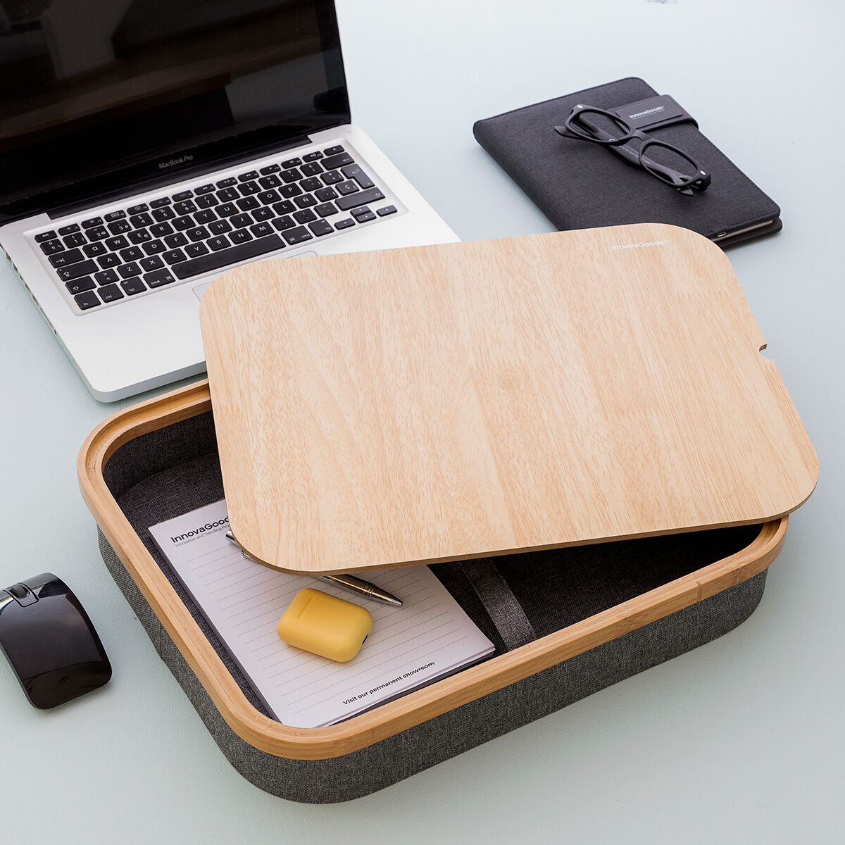 Innovagoods Portable Laptop Desk With Storage Tray Larage Innovagoods