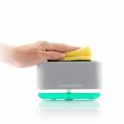 Innovagoods 2-In-1 Soap Dispenser For The Kitchen Sink Pushoap Innovagoods