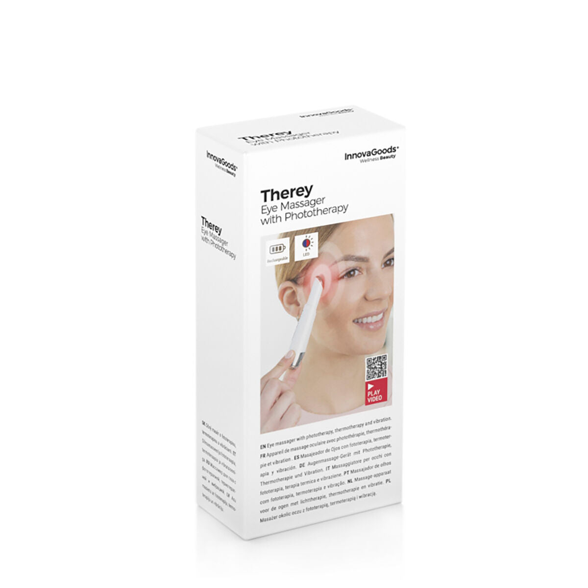 Innovagoods Anti-Ageing Eye Massager With Phototherapy, Thermotherapy And Vibration Therey Innovagoods