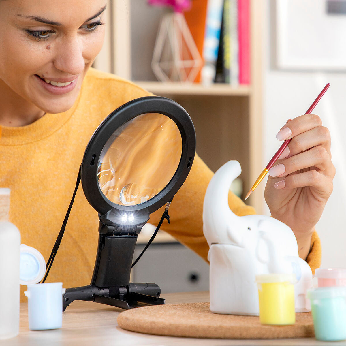 Innovagoods Hands-Free Magnifying Glass With Led Light Zooled Innovagoods