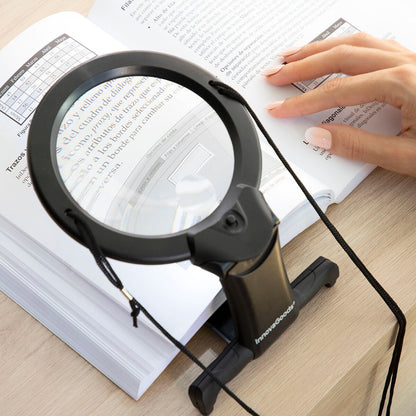 Innovagoods Hands-Free Magnifying Glass With Led Light Zooled Innovagoods
