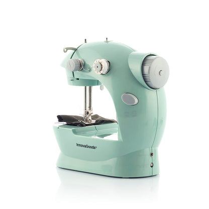 Innovagoods Mini Portable Sewing Machine With Led, Thread Cutter And Accessories Sewny Innovagoods