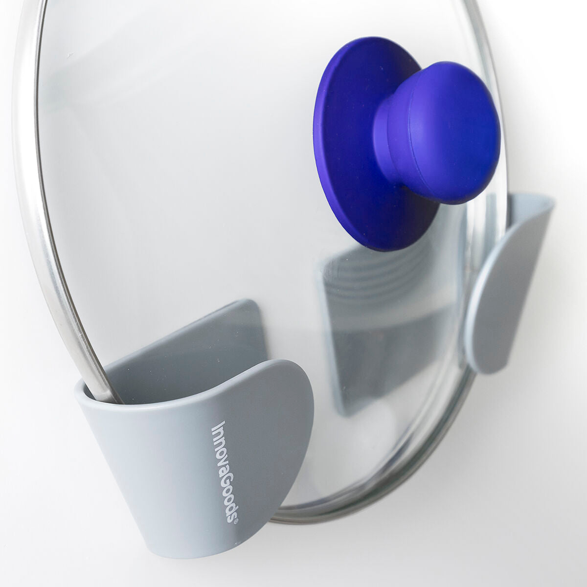 Innovagoods Set Of 3 Adhesive Holders For Saucepan Lids Smarack Innovagoods