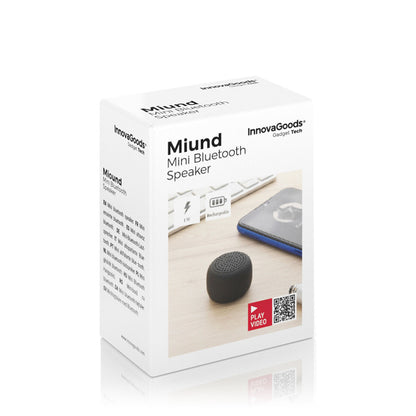 Innovagoods Rechargeable Portable Wireless Mini Speaker Miund Innovagoods