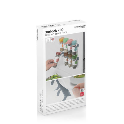 Innovagoods Adhesive And Divisible Spice Organiser Jarlock X20 Innovagoods