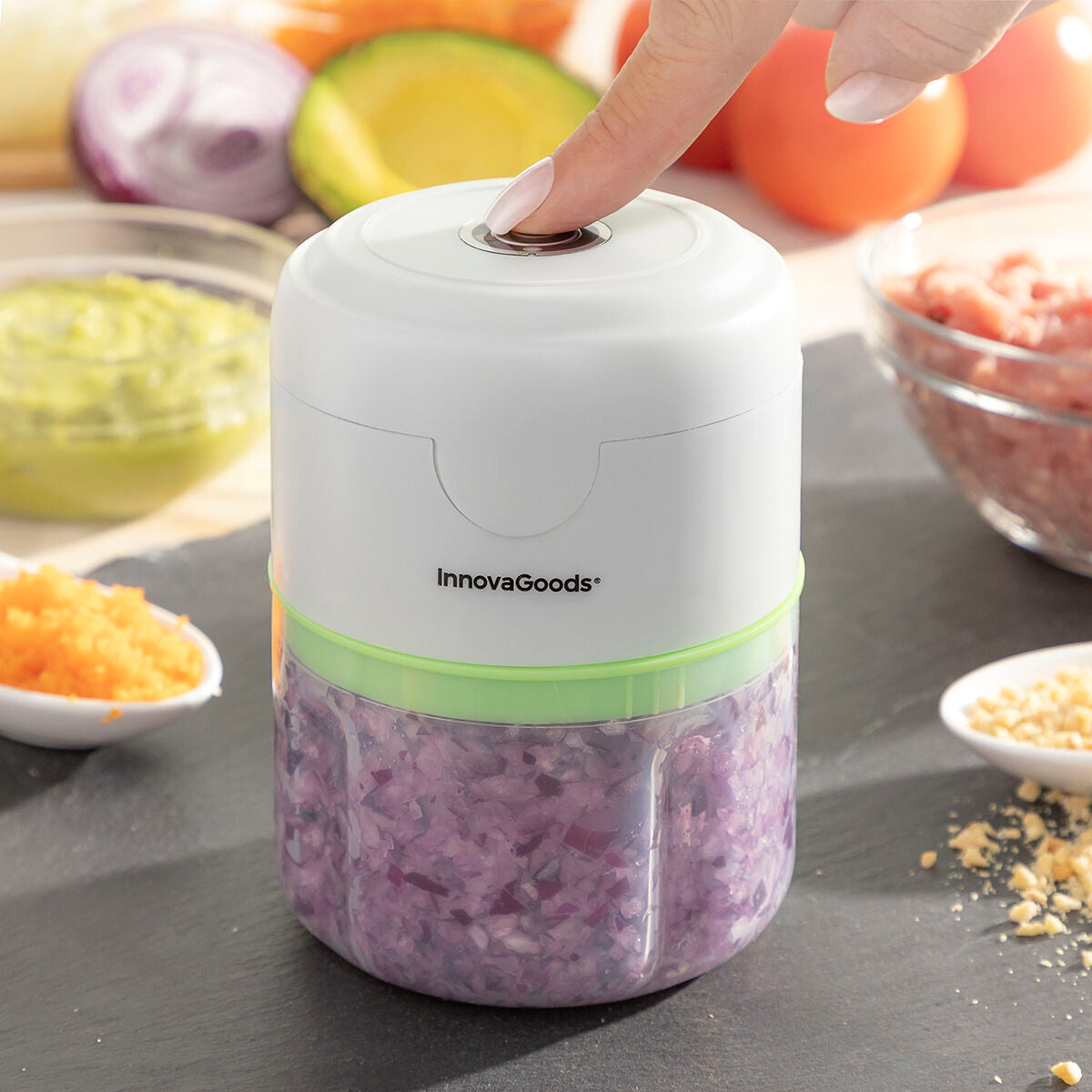 Innovagoods Rechargeable Portable Mini Chopper Echoppie Innovagoods