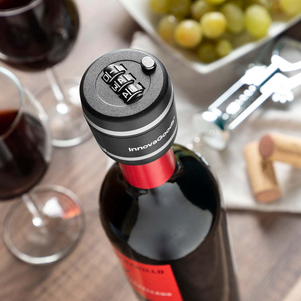 Innovagoods Lock For Wine Bottles Botlock Innovagoods