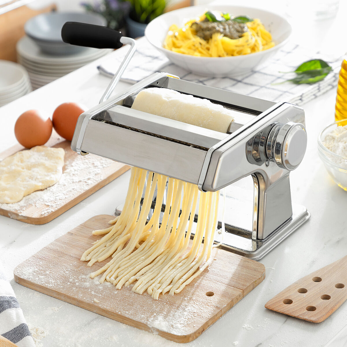 Innovagoods Machine For Making Fresh Pasta With Recipes Frashta Innovagoods