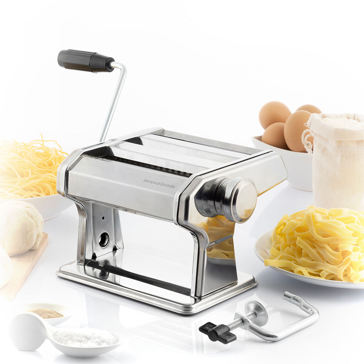 Innovagoods Machine For Making Fresh Pasta With Recipes Frashta Innovagoods