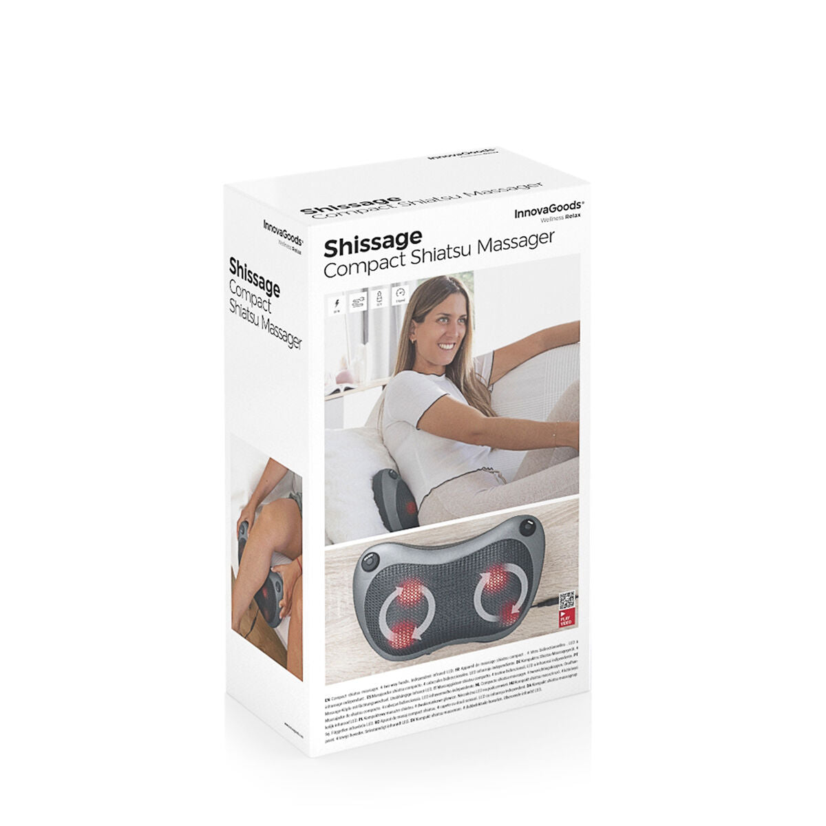 Innovagoods Compact Shiatsu Massager Shissage Innovagoods