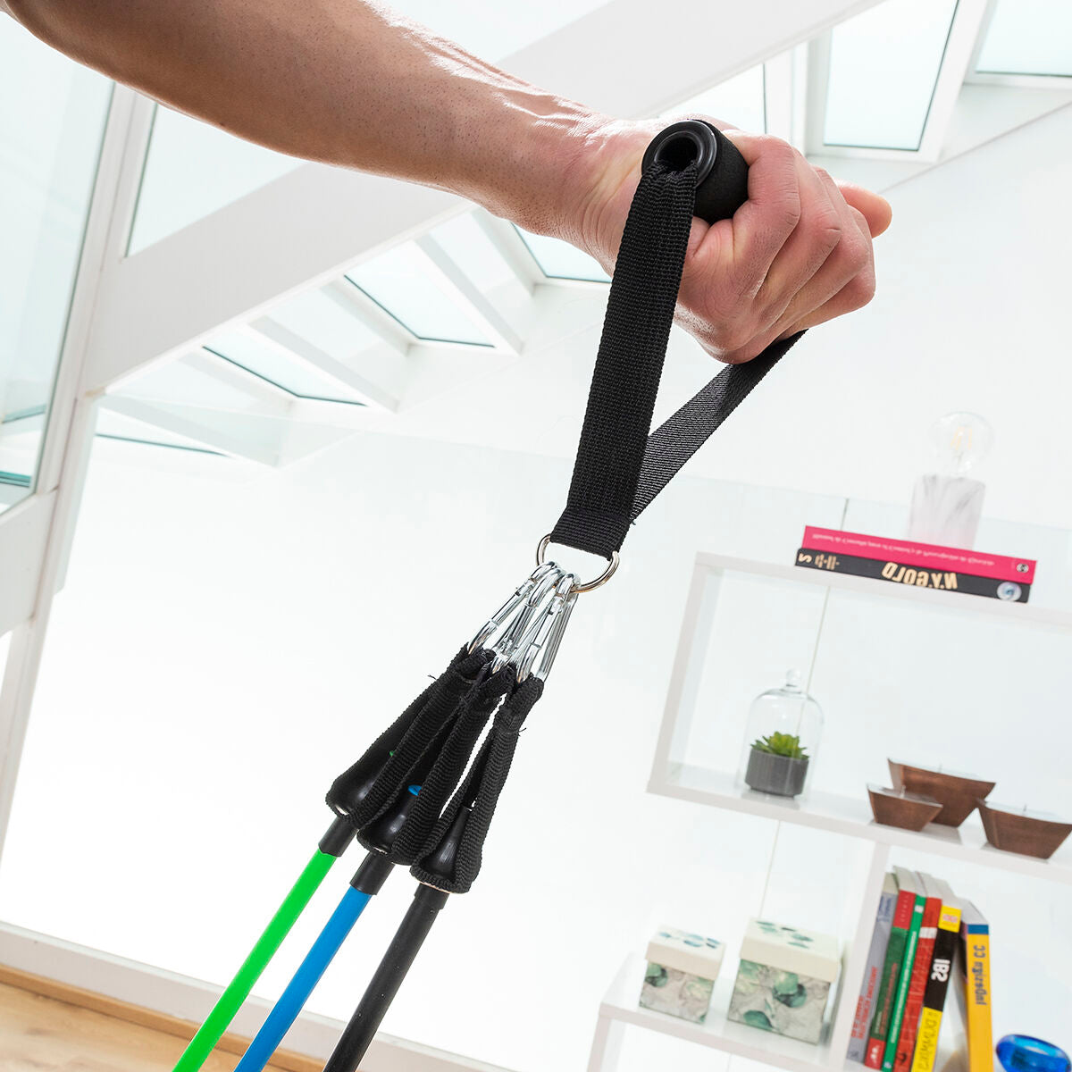 Innovagoods Set Of Resistance Bands With Accessories And Exercise Guide Tribainer Innovagoods 3 Units