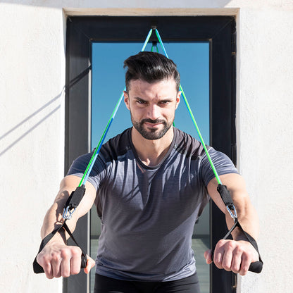 Innovagoods Set Of Resistance Bands With Accessories And Exercise Guide Tribainer Innovagoods 3 Units