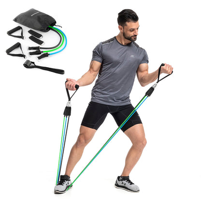 Innovagoods Set Of Resistance Bands With Accessories And Exercise Guide Tribainer Innovagoods 3 Units