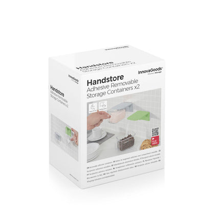 Innovagoods Removable Adhesive Kitchen Containers Handstore Innovagoods 2 Units