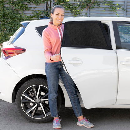 Innovagoods Mesh Sunshade For The Car Uvlock Innovagoods Pack Of 2 Units