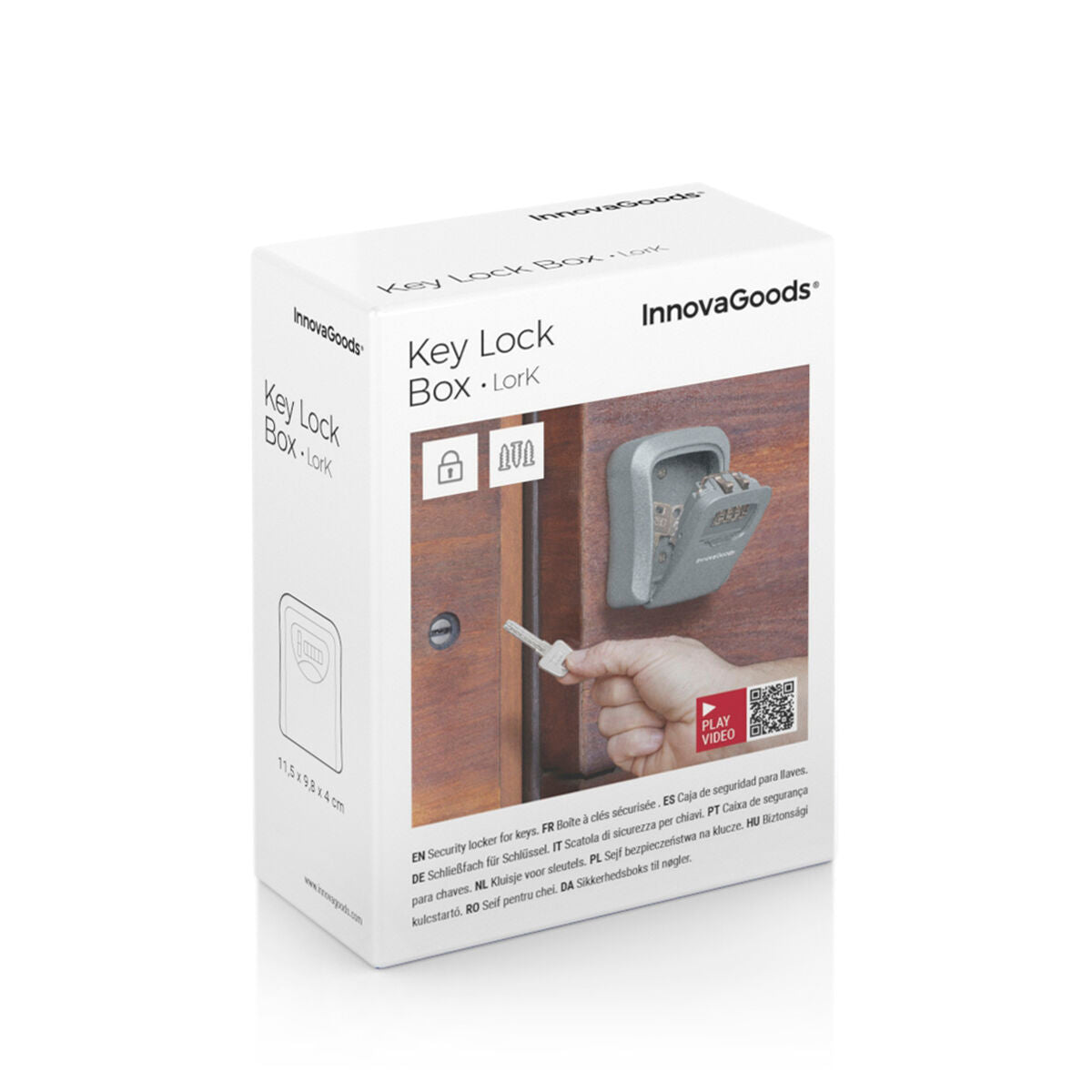 Innovagoods Safety Deposit Box For Keys Lork Innovagoods