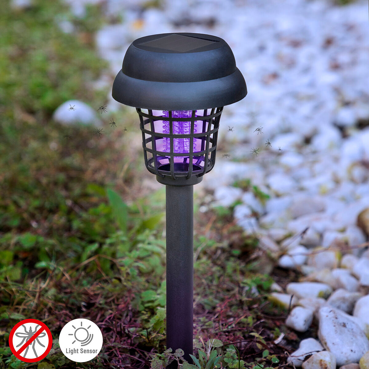 Innovagoods Mosquito-Killing Solar Garden Lamp Garlam Innovagoods
