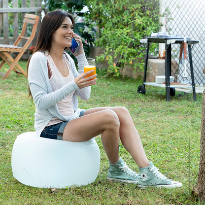 Innovagoods Inflatable Seat With Multicolour Led And Remote Control Pulight Innovagoods