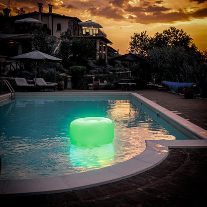 Innovagoods Inflatable Seat With Multicolour Led And Remote Control Pulight Innovagoods