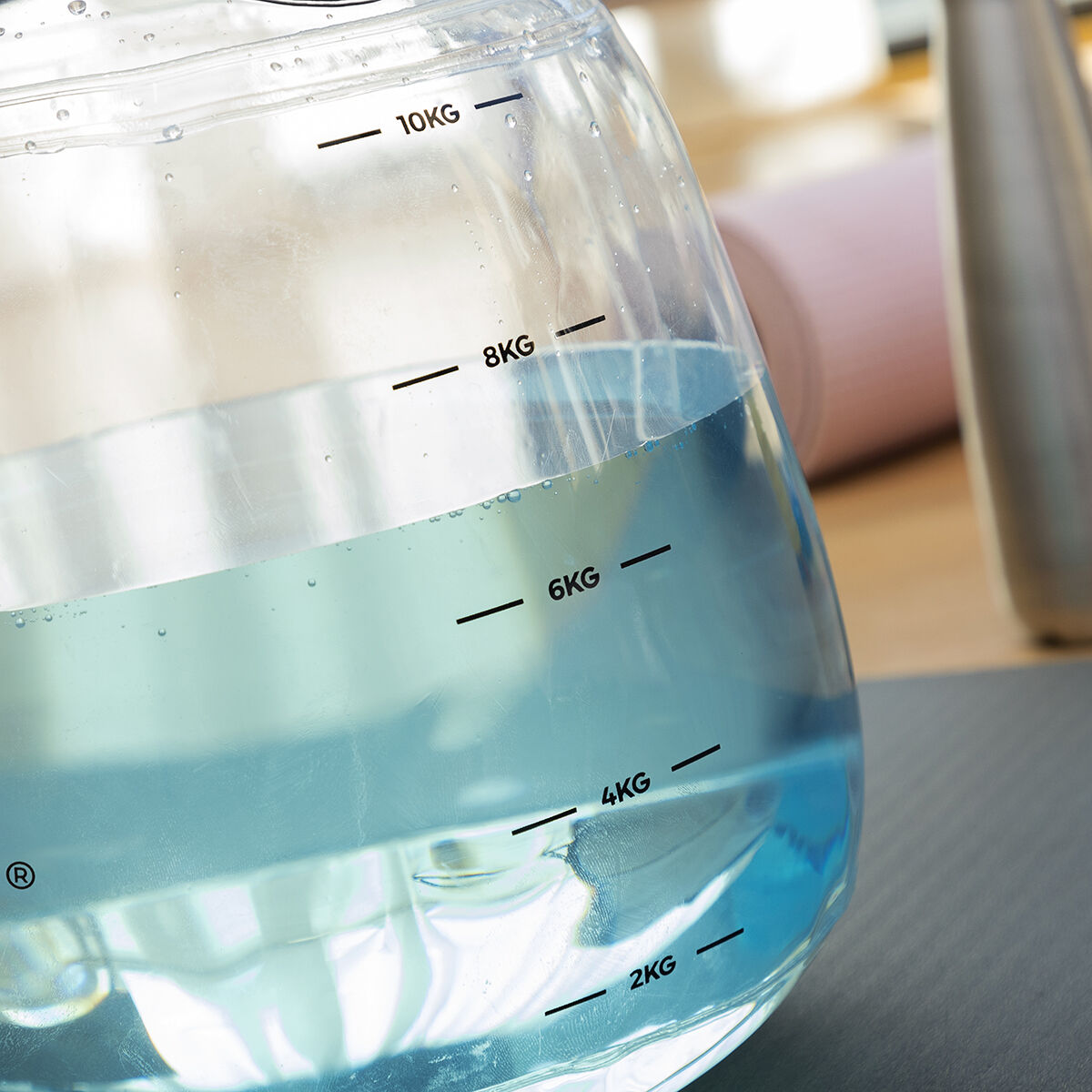 Innovagoods Water-Filled Kettle Bell For Fitness Training With Exercise Guide Fibell Innovagoods