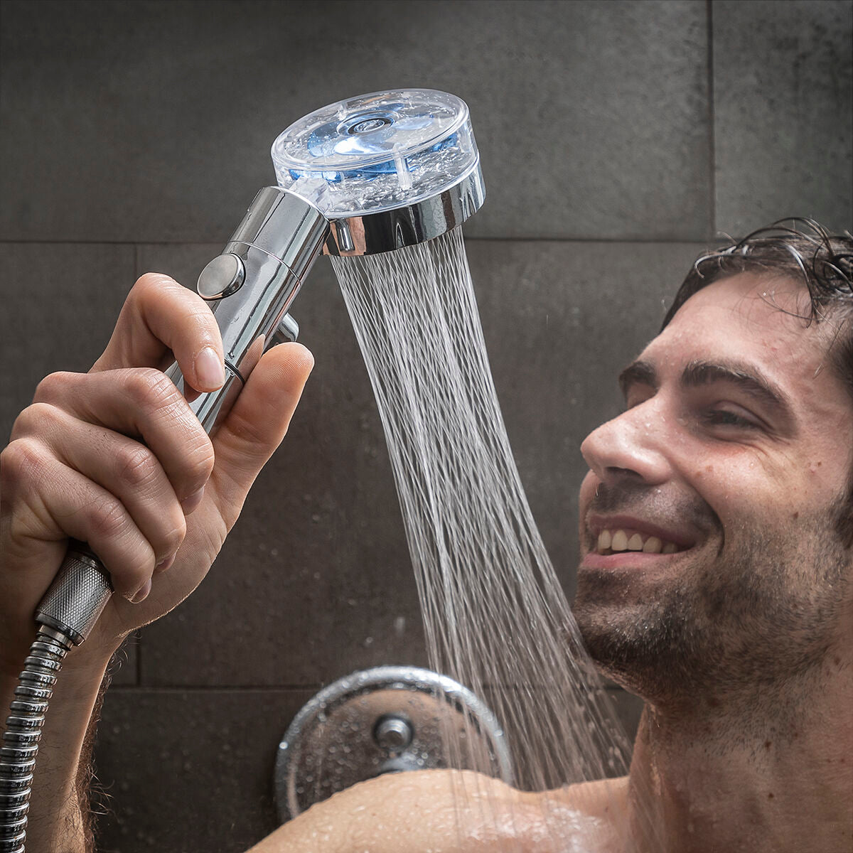 Innovagoods Eco-Shower With Pressure Propeller And Purifying Filter Heliwer Innovagoods