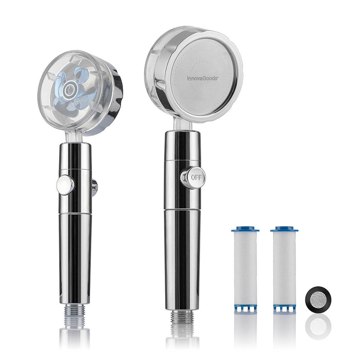 Innovagoods Eco-Shower With Pressure Propeller And Purifying Filter Heliwer Innovagoods