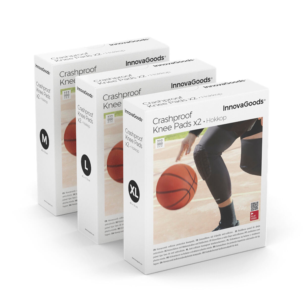 Innovagoods Honeycomb Anti-Collision Knee Pads Hokkop Innovagoods 2 Units