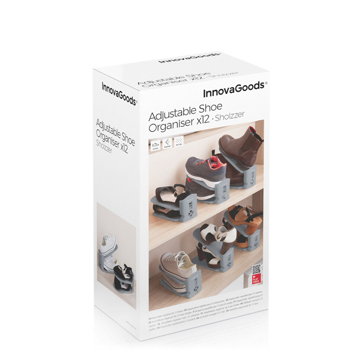 Innovagoods Adjustable Shoe Organiser Sholzzer Innovagoods 6 Units